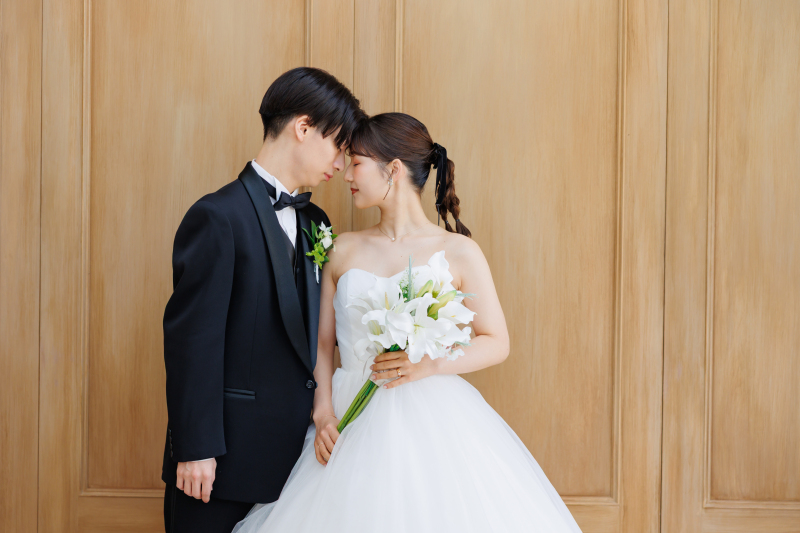 ★☆カラードレス新作入荷キャンペーン☆★洋装スタジオ撮影《新郎新婦2着目プレゼント》全データ付 134,800➡77,000円