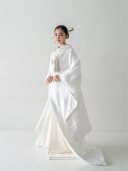 白 秋草に翔鶴 