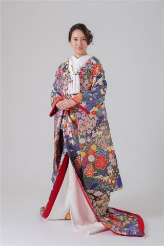 百花道長取地紋尽し