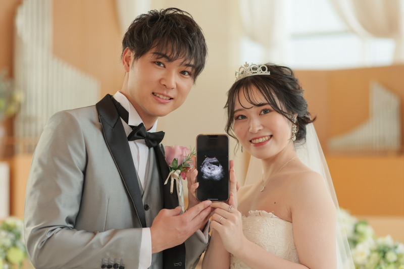 エコー写真と一緒に撮影!!