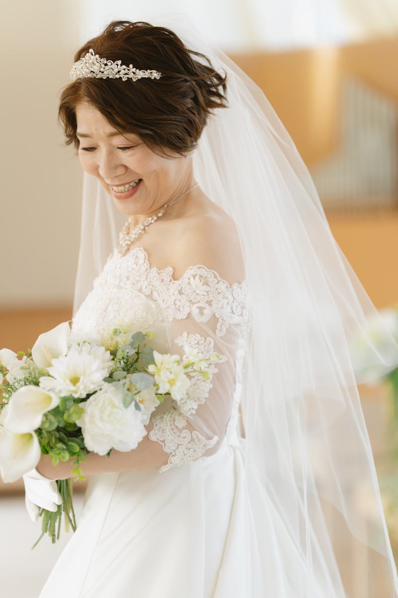新婦様お一人のショットも