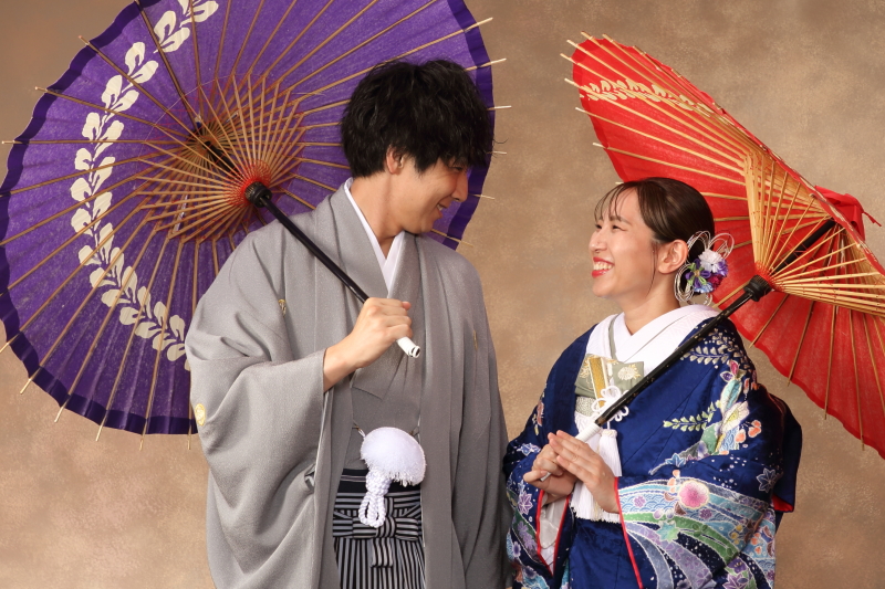 まずは和装のフォトウェディングから♪