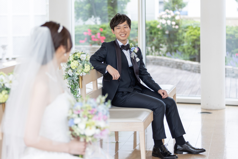 新郎様目線から見る新婦様