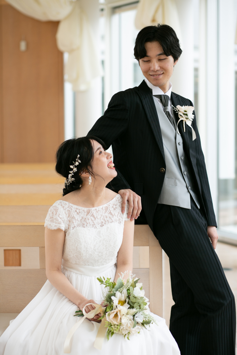 見つめあっての笑顔♡