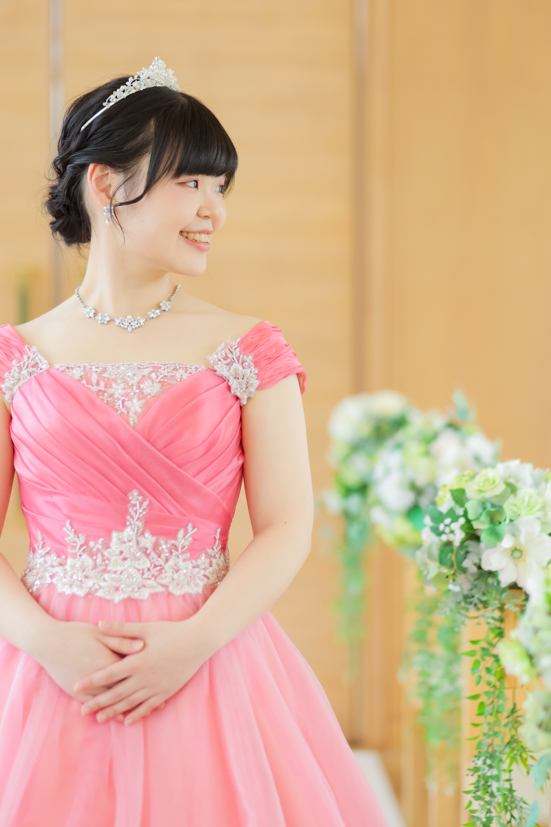 華やかピンクのプリンセスショット