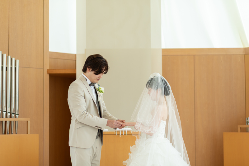 指輪の交換♡