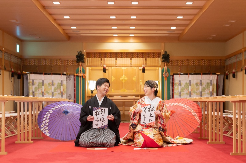 自作の持ち込みグッズでお二人らしさを表現!