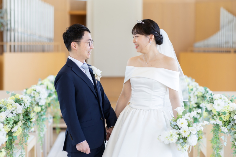 まずはお二人きりの撮影からスタート!