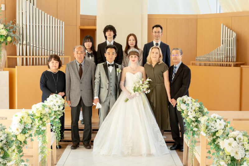 結びはご家族おそろいでのお写真!