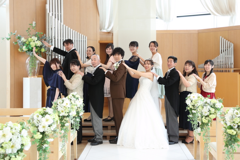 大切な家族と一緒に、幸せの瞬間を一枚に。