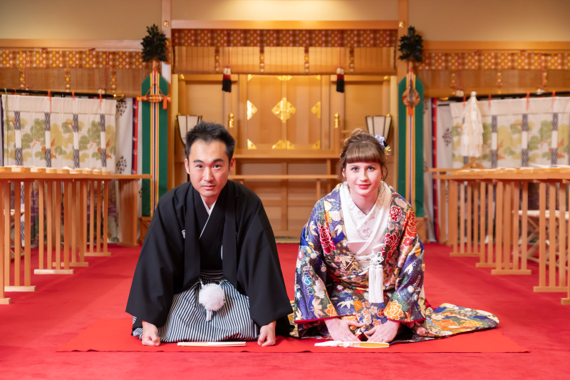 本格的な神殿での撮影も!