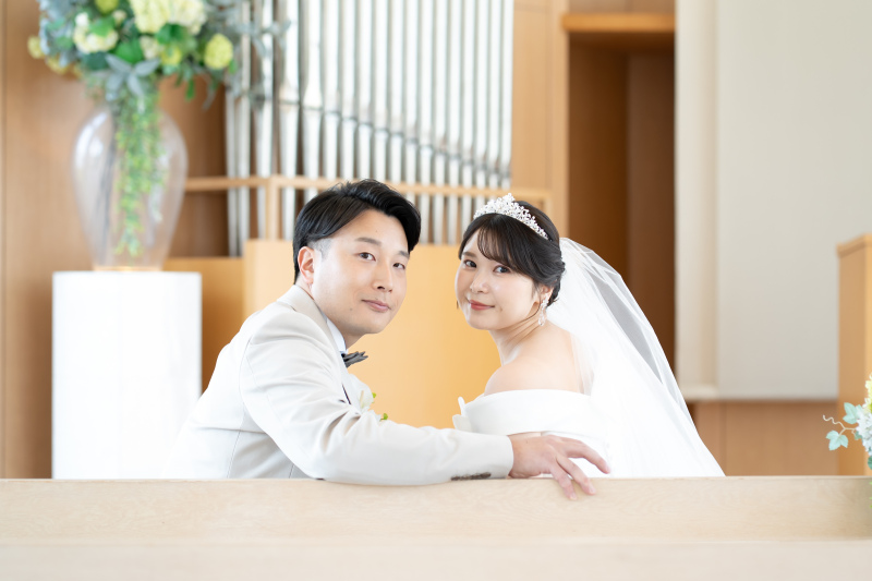 お二人寄り添って♪