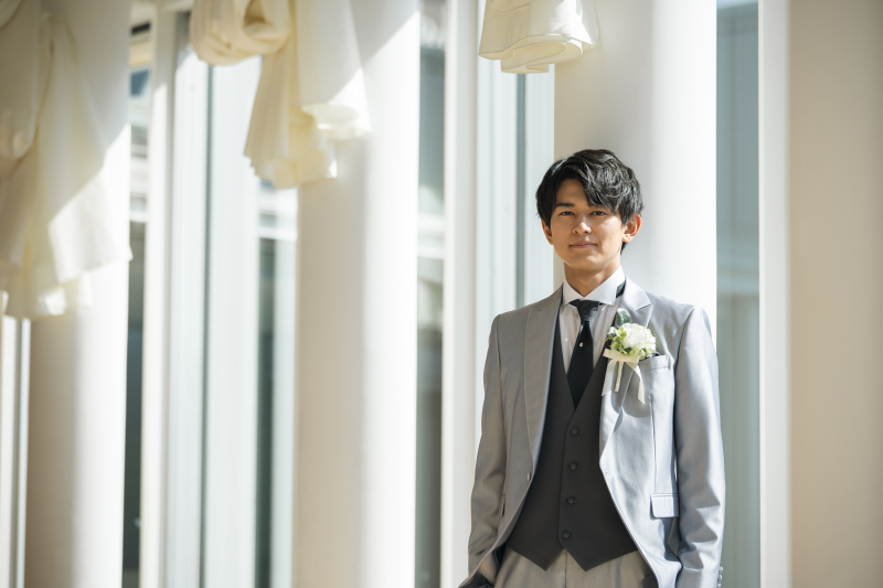 にっこり微笑むまなざし