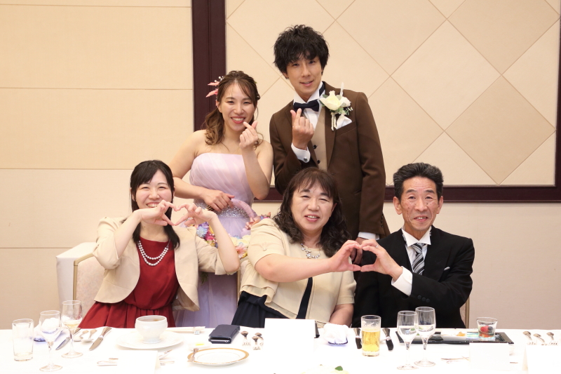 ご両家とのお写真を撮影し、思い出が増えました★