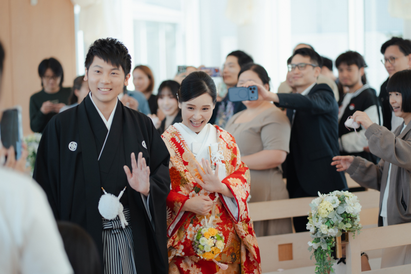 皆様に見守られて♪