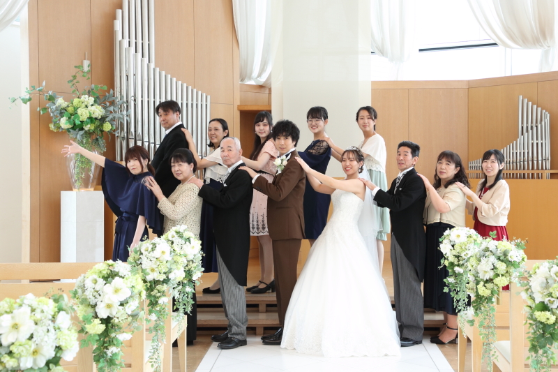 小さな結婚式 千葉店のこだわり(家族・友人を撮影に呼べる