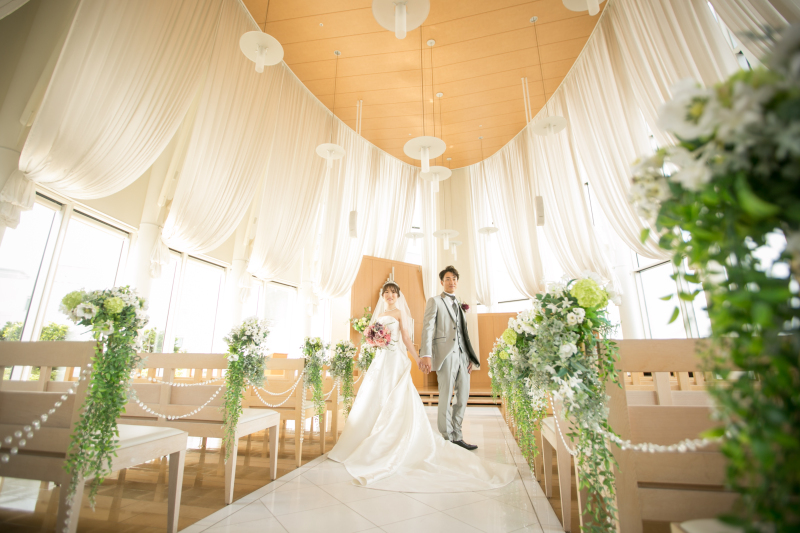 小さな結婚式 千葉店のこだわり(チャペルで撮影できる)【Photorait】