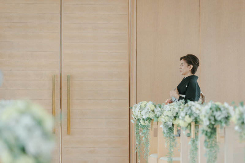 最愛の娘(新婦様)をお出迎えするお母様の心情