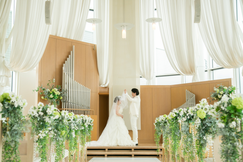 ベールアップ&ウェディングキス