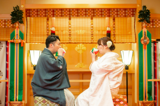 小さな結婚式　千葉店_神殿フォト　白無垢