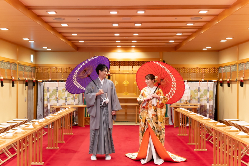 【50%OFF★和装★神殿】10月末まで神殿使用無料_和装1点神殿フォトプラン|貸切撮影☆121,000円→49,500円