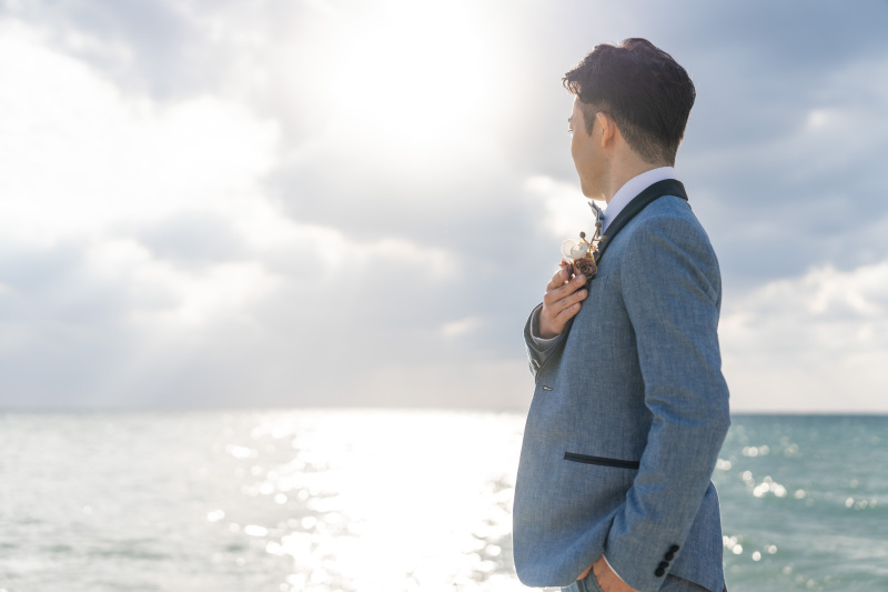 紺碧の海と未来を見据える