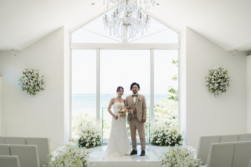 ＊チャペル＆ビーチ撮影＊贅沢に沖縄のチャペルもビーチもどっちも撮りましょう！！