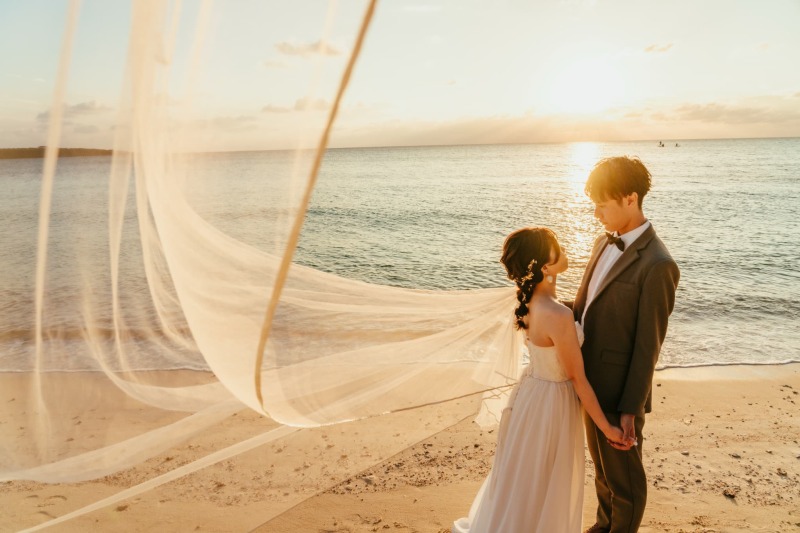 ロマンティックな夕日