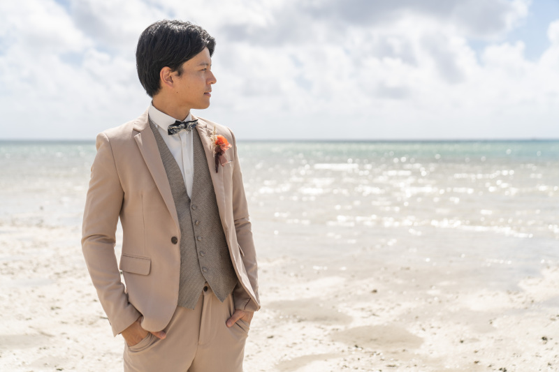 きりっとした表情