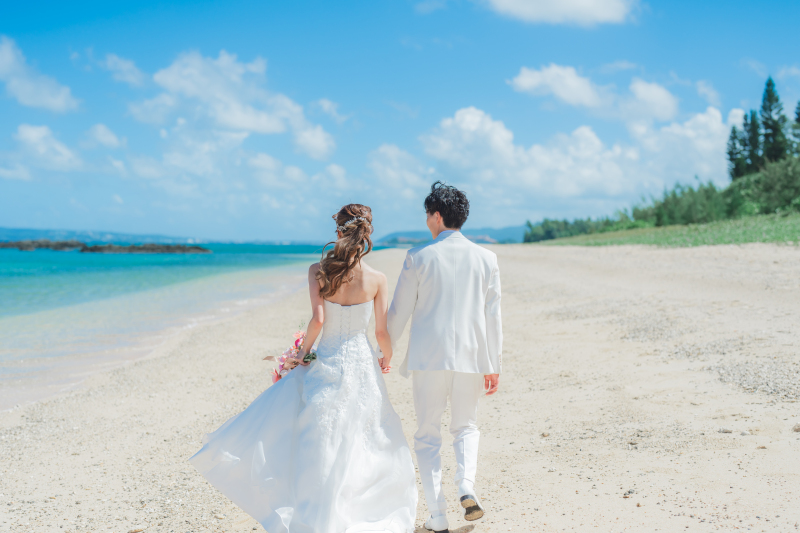 ビーチをお散歩