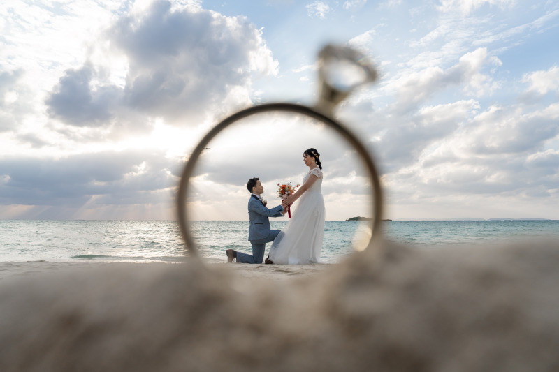 指輪の中に二人の愛を閉じ込めて