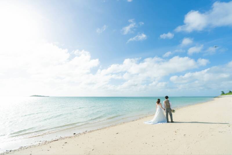 沖縄の空を味方につけて