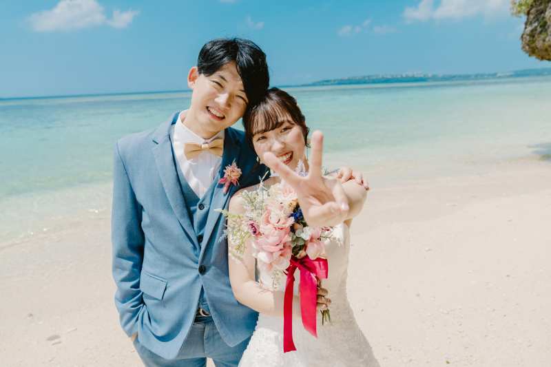オールインクルーシブフォト&ムービーウェディング［E-lab］エラボ　〜完全指名フォト〜_海で撮影できる