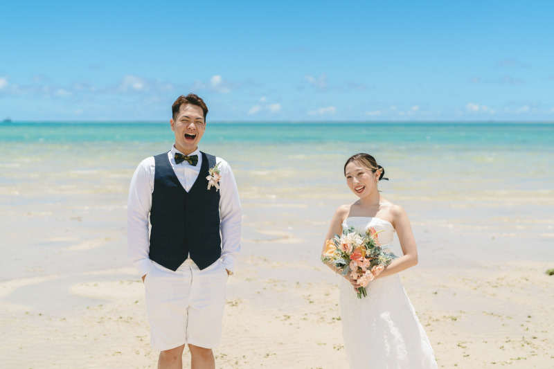 夏割!沖縄本島【KEN指名】☆完全指名☆アメリカンビレッジ&アラハビーチフォトツアー!!リゾート感溢れるフォトウェディングを!