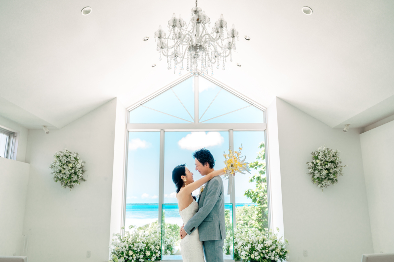 ✴︎石垣島プラン✴︎ ドレス2着目無料!【カメラマン指名OK!海の見えるチャペル&ビーチ撮影150カット+フォトムービー】