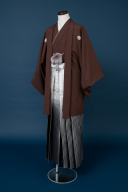 茶・紋付袴（ボカシ）