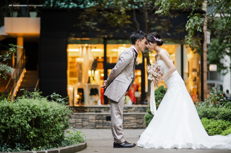 にっこり笑顔で