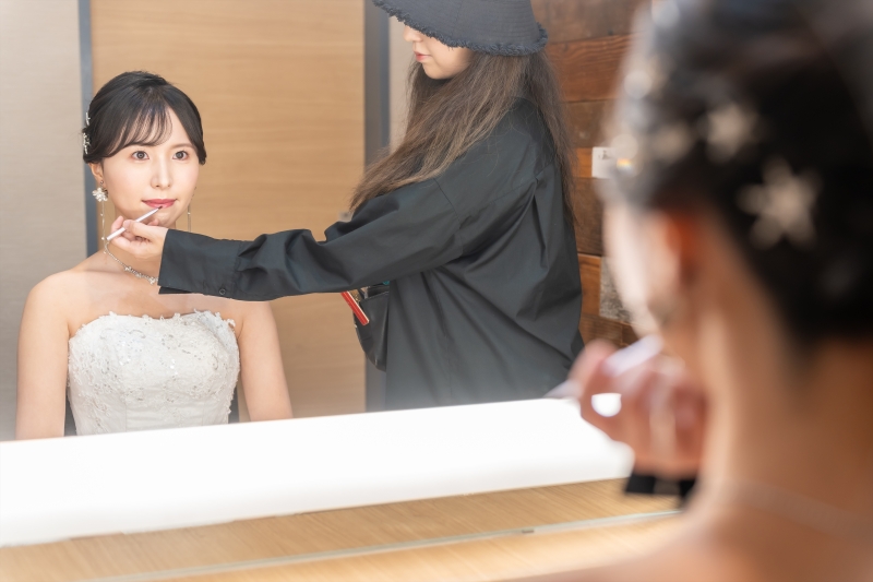 ご新婦様 お支度アップ