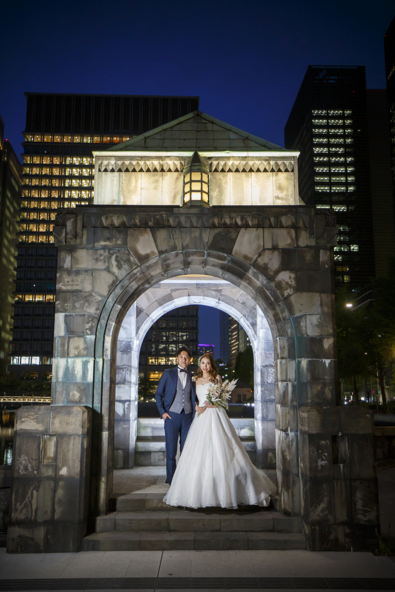 和田倉門で撮影開始♪