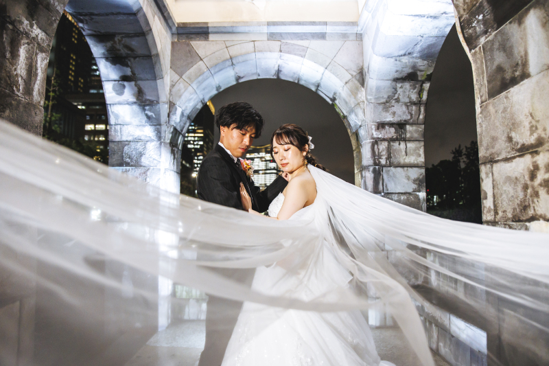 和田倉門は雨でも大丈夫!