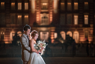 ナイトフォト　洋装３ロケーション撮影