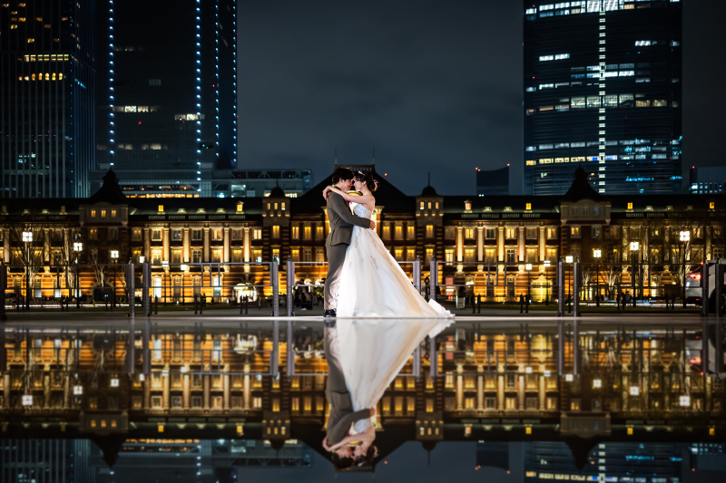 夜に輝くお写真を♡