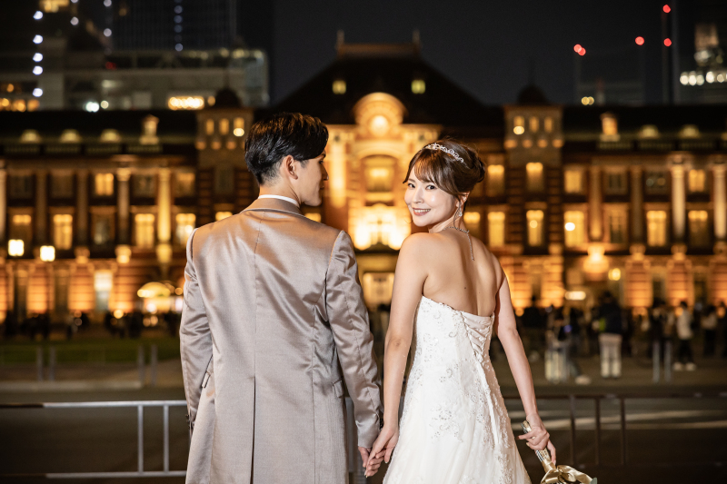 振り返りショット