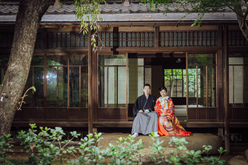 歴史薫る旧安田邸と幻想的な夜ロケで叶える、贅沢な和洋前撮りプラン