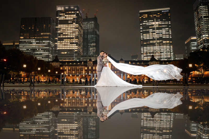 結びはリフレクションショット