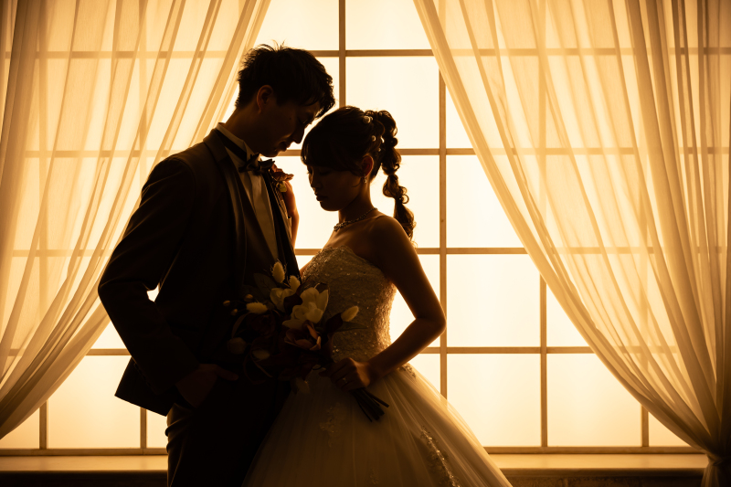 夕陽が差し込むスタジオ?