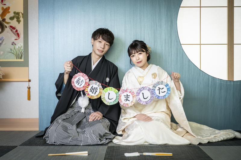 和装から撮影スタート