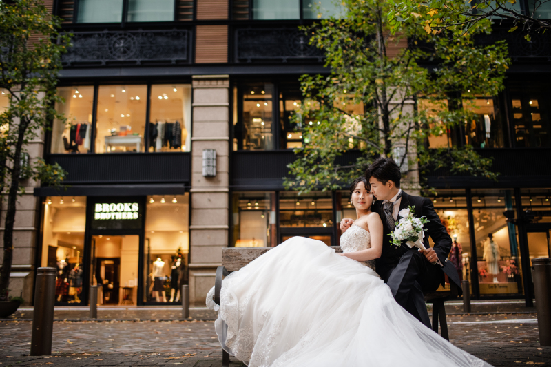 街並みと一緒に