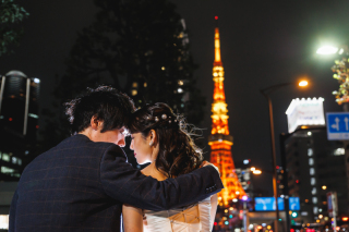 【問い合わせ多数！】東京タワー洋装夜ロケーション♫