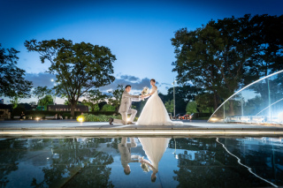 東京駅×和田倉の幻想的ロケとスタジオ撮影で、一生に一度の結婚写真を